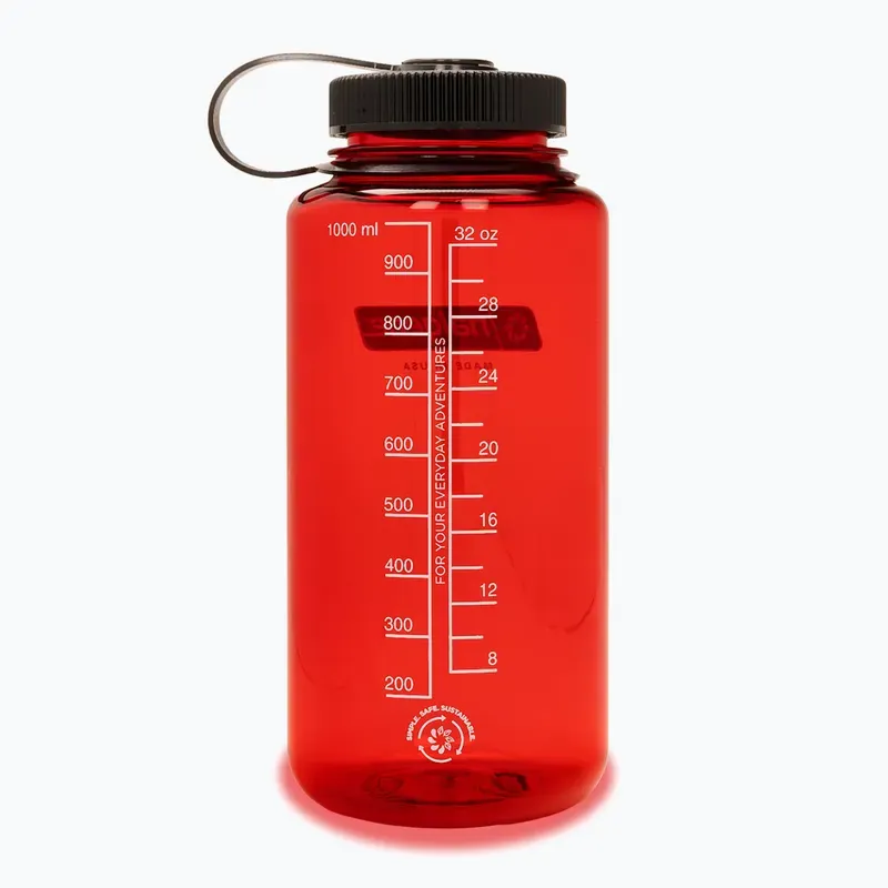 Nalgene Bottle Wide Mouth Sustain 1L Red-1
