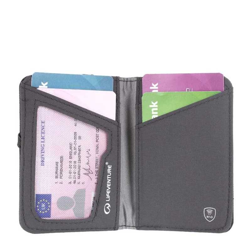 RFID Card Wallet in Grey-3
