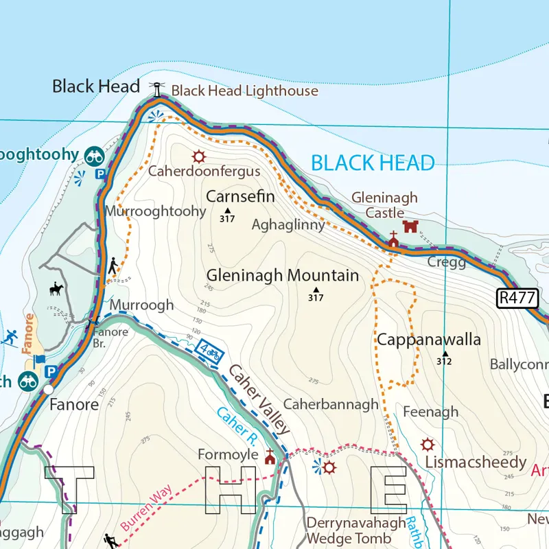 Xploreit County Map of Clare 3rd Edition 2024-4