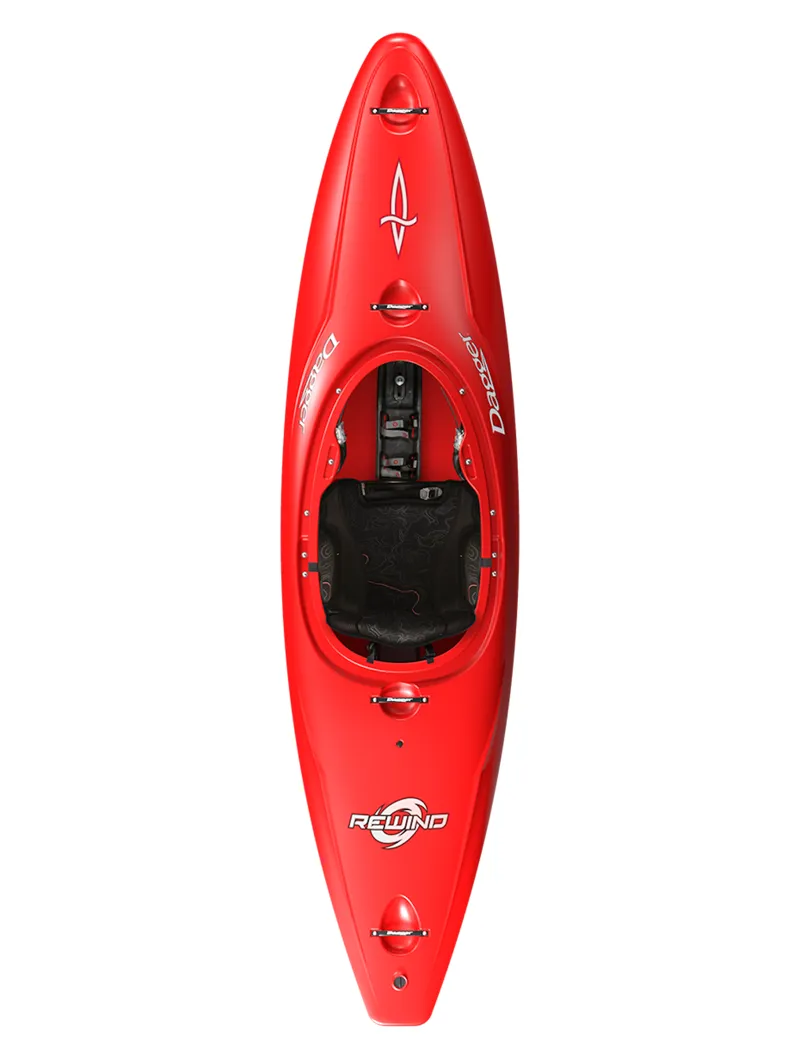 Dagger Rewind Whitewater Creek Kayak in Red