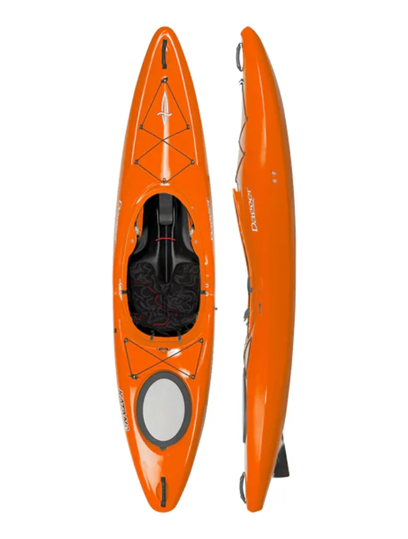 Dagger Katana 9.7 Action Multi-Purpose Whitewater Kayak in Orange