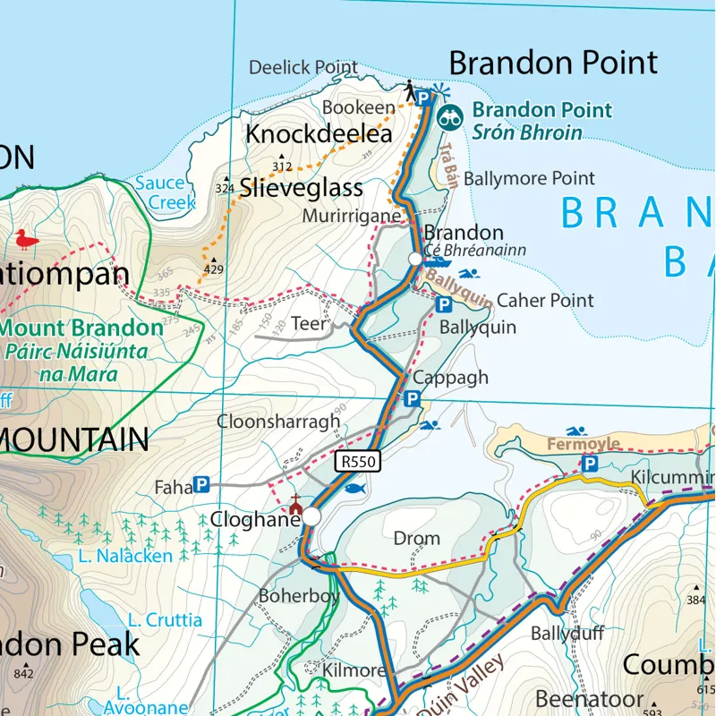 County Map of Kerry 3rd Edition 2024-3