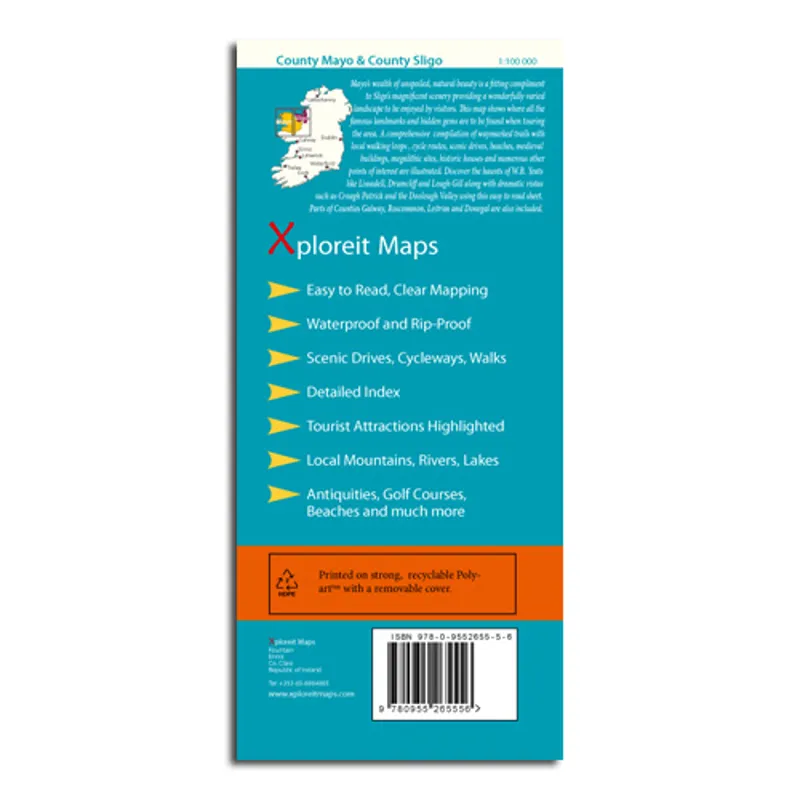 Map of County Mayo and Sligo Xploreit-2
