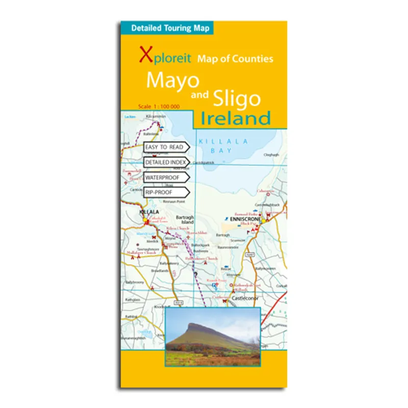 Map of County Mayo and Sligo Xploreit-1