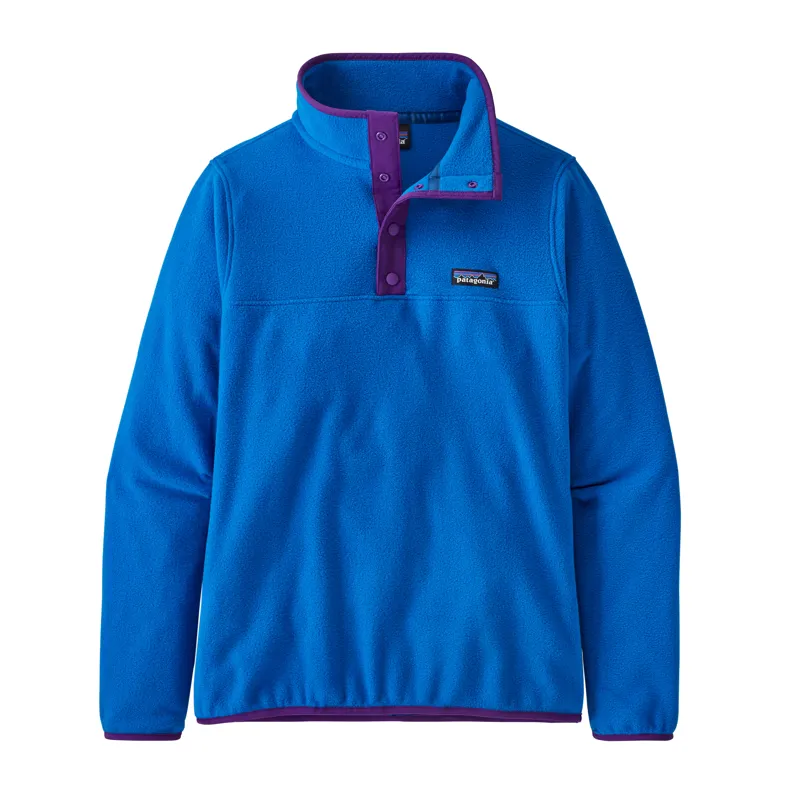 Patagonia Micro D Snap T Womens Fleece Pullover in Blue