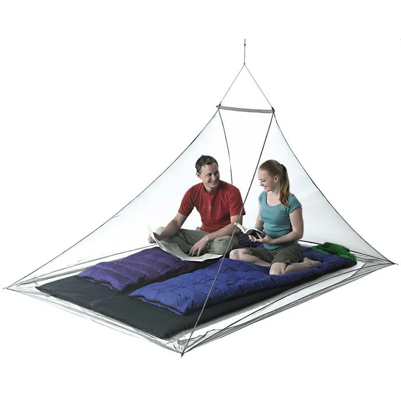Sea To Summit Nano Pyramid Double Mosquito Net in Grey