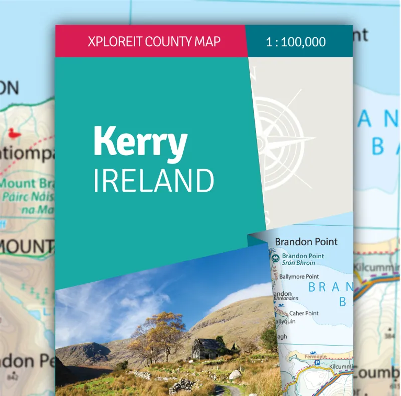 County Map of Kerry 3rd Edition 2024-2