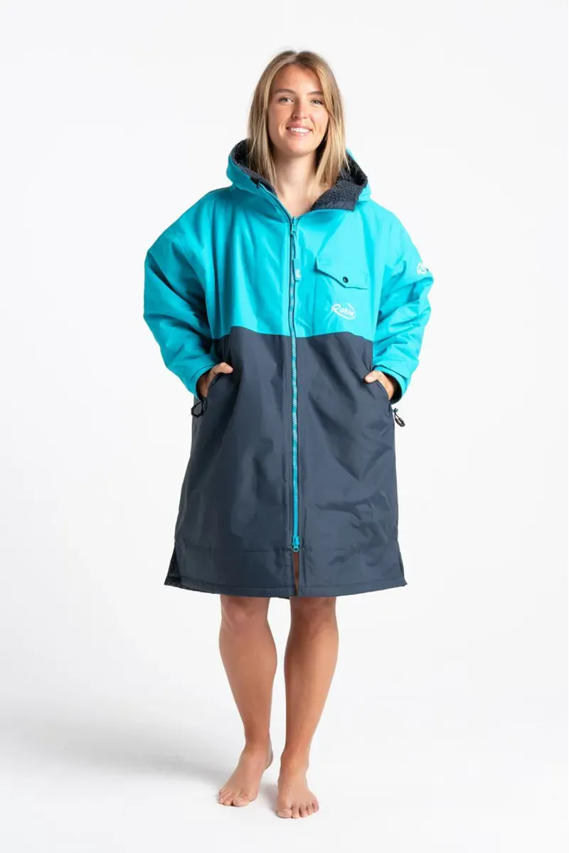 Robie Dry-Series Recycled Long Sleeve XL - INDIA INK/BLUE ATOLL