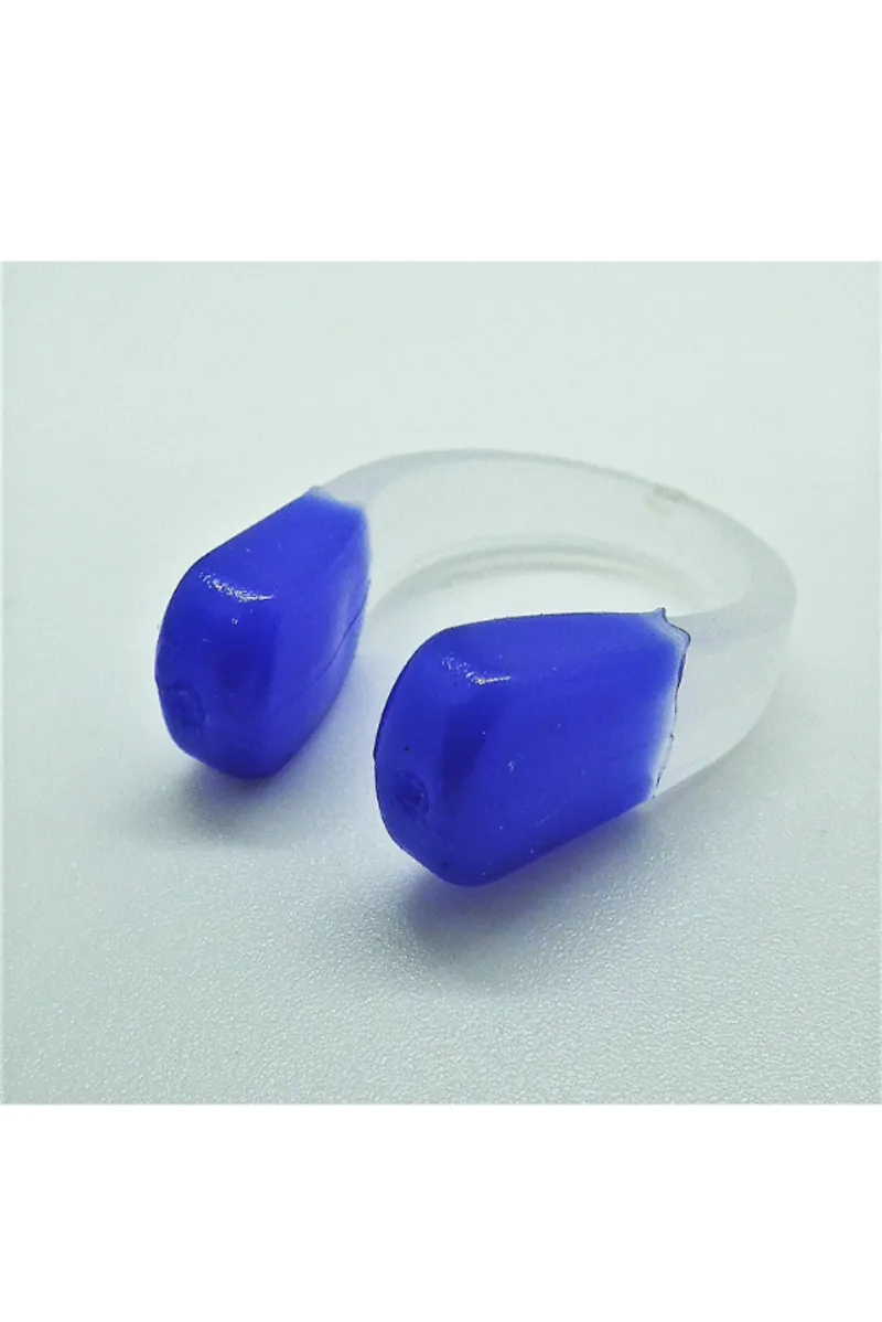 Nose Clip Clear and Blue