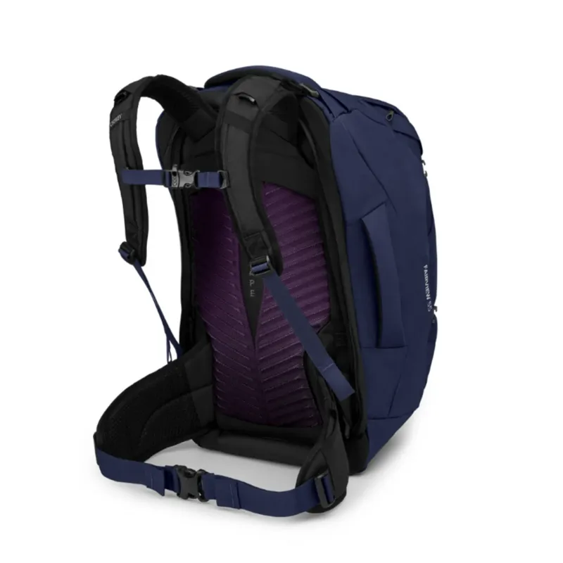 Osprey Fairview 55 Travel Pack in Winter Night Blue-1
