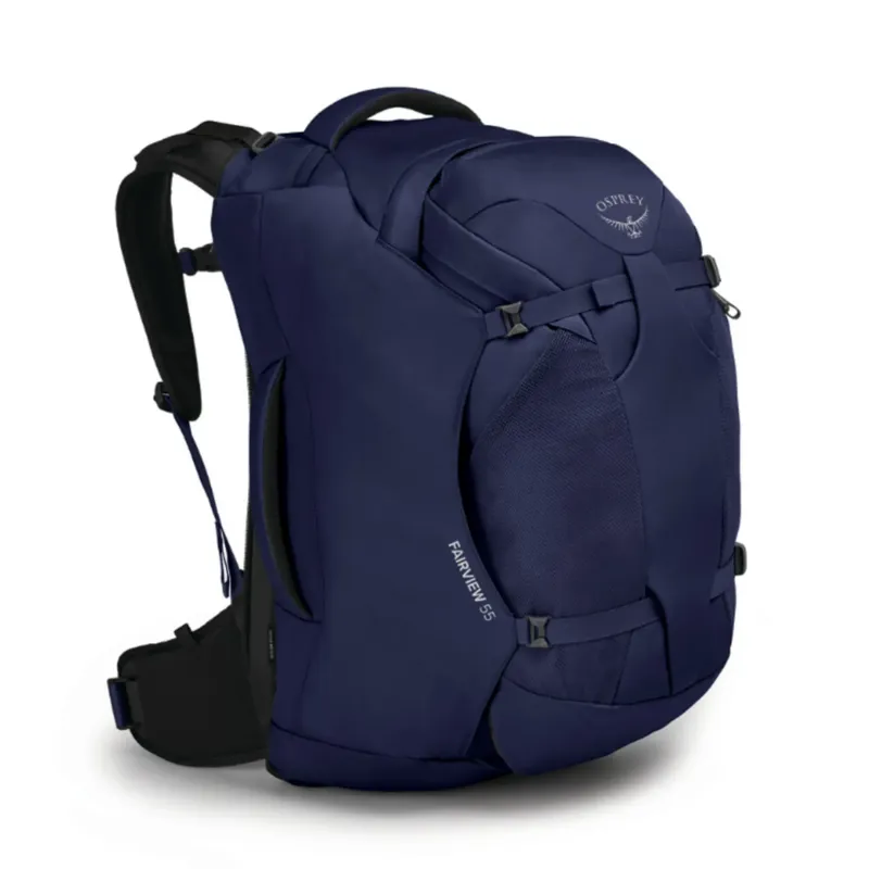 Osprey Fairview 55 Travel Pack in Winter Night Blue