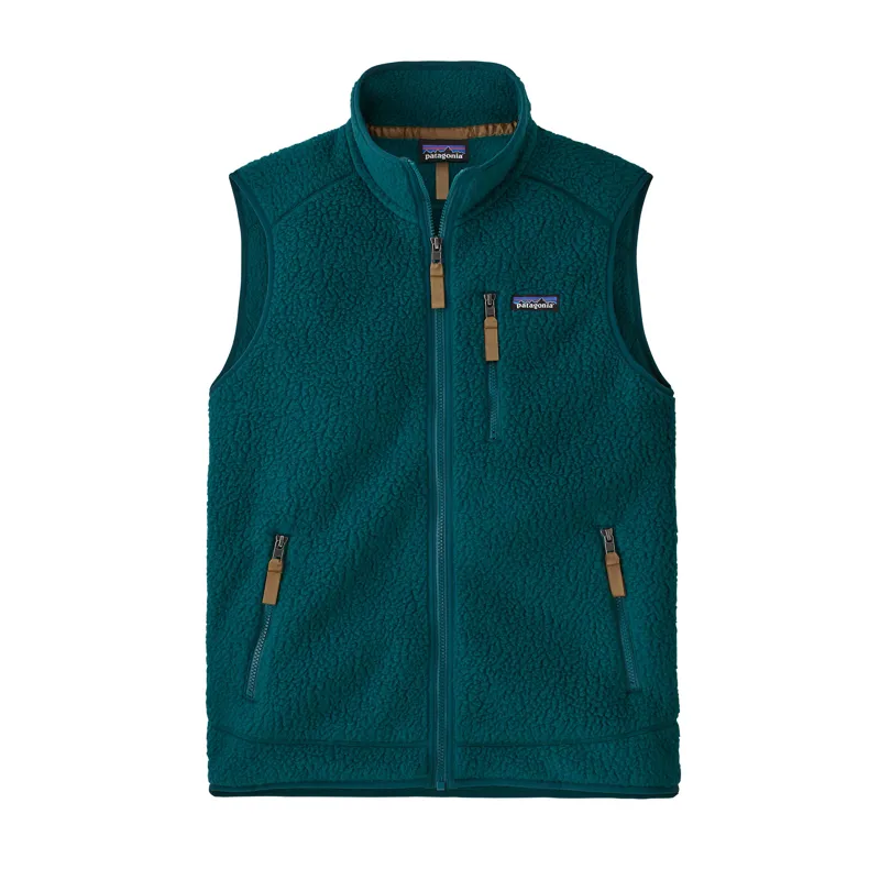 Patagonia Retro Pile Fleece Vest in Dark Borealis Green