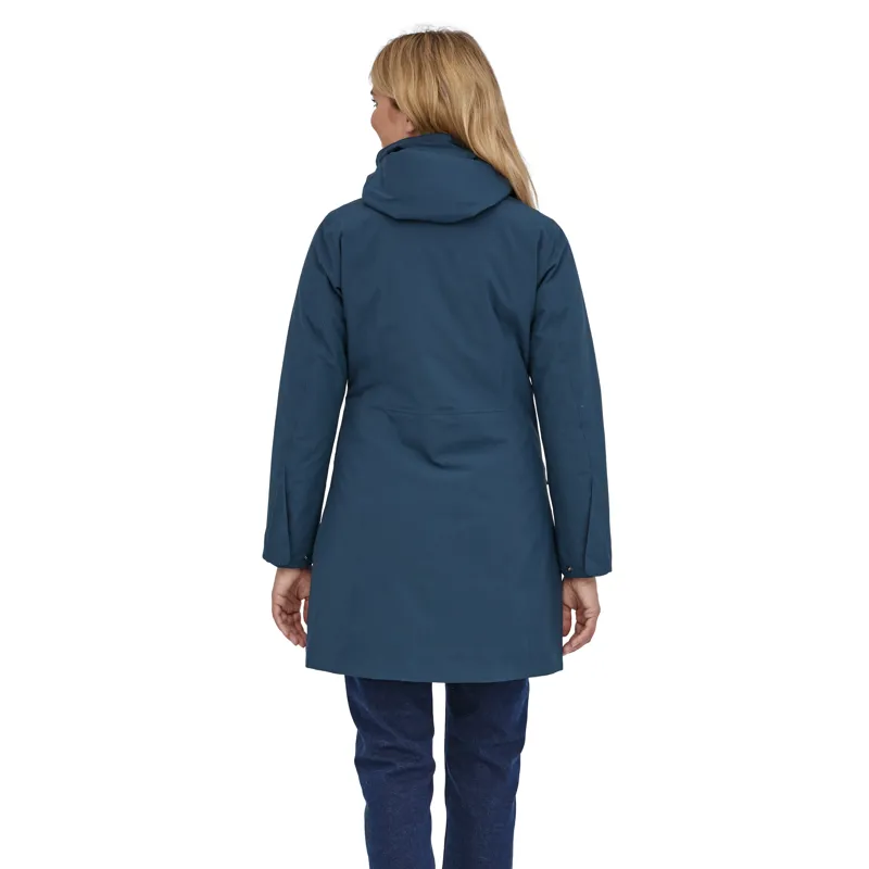 Patagonia Vosque Womens 3 In 1 Parka in Tidepool Blue