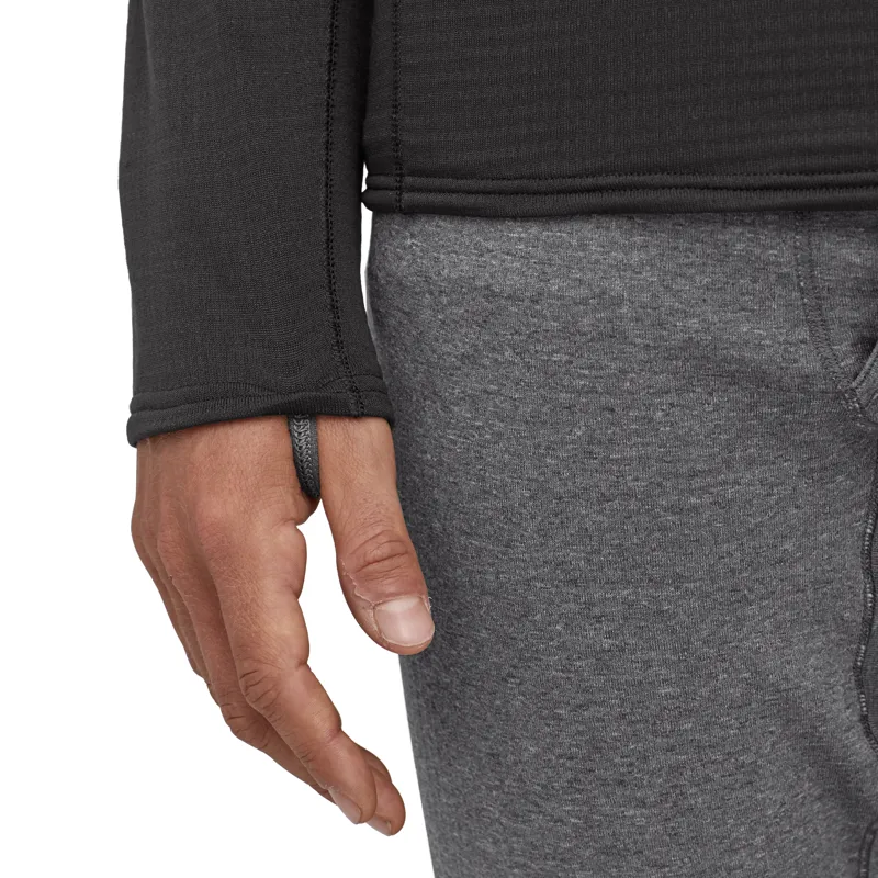 Patagonia Capilene Thermal Weight Zip Neck Baselayer in Black-1