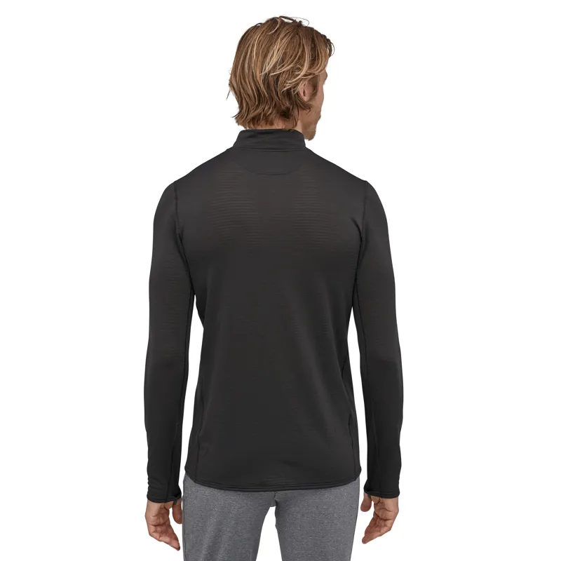 Patagonia Capilene Thermal Weight Zip Neck Baselayer in Black-3