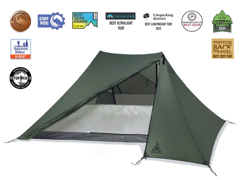 X-MID 2 Solid Tent in Dark Sage 2026-1