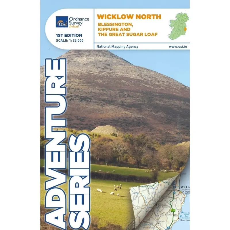 Wicklow North OSI Adventure Series 1:250000