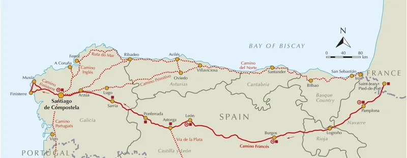 Camino De Santiago - Camino Frances Guide and Map Book-5