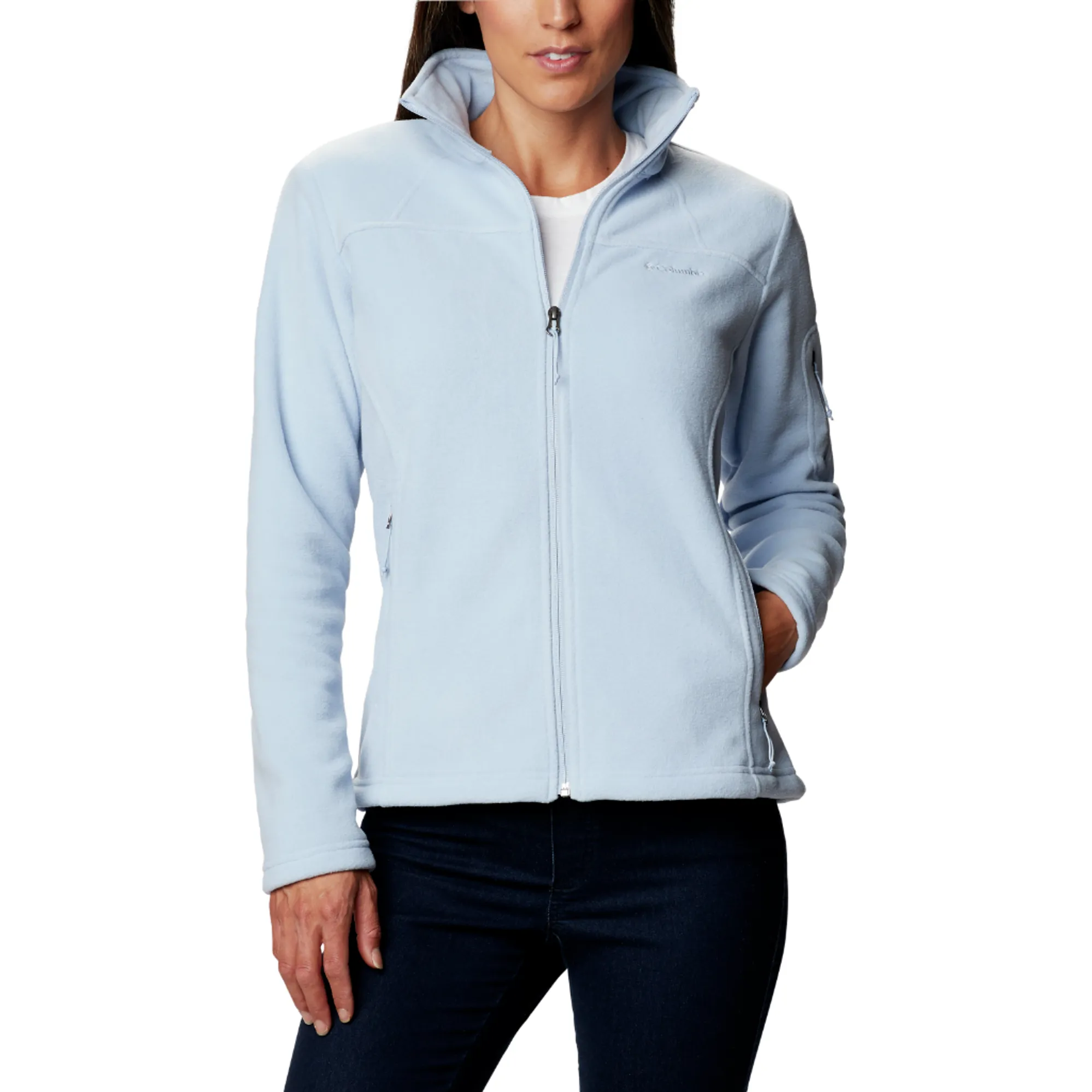 Columbia Fast Trek II Womens Fleece Jacket in Faded Sky