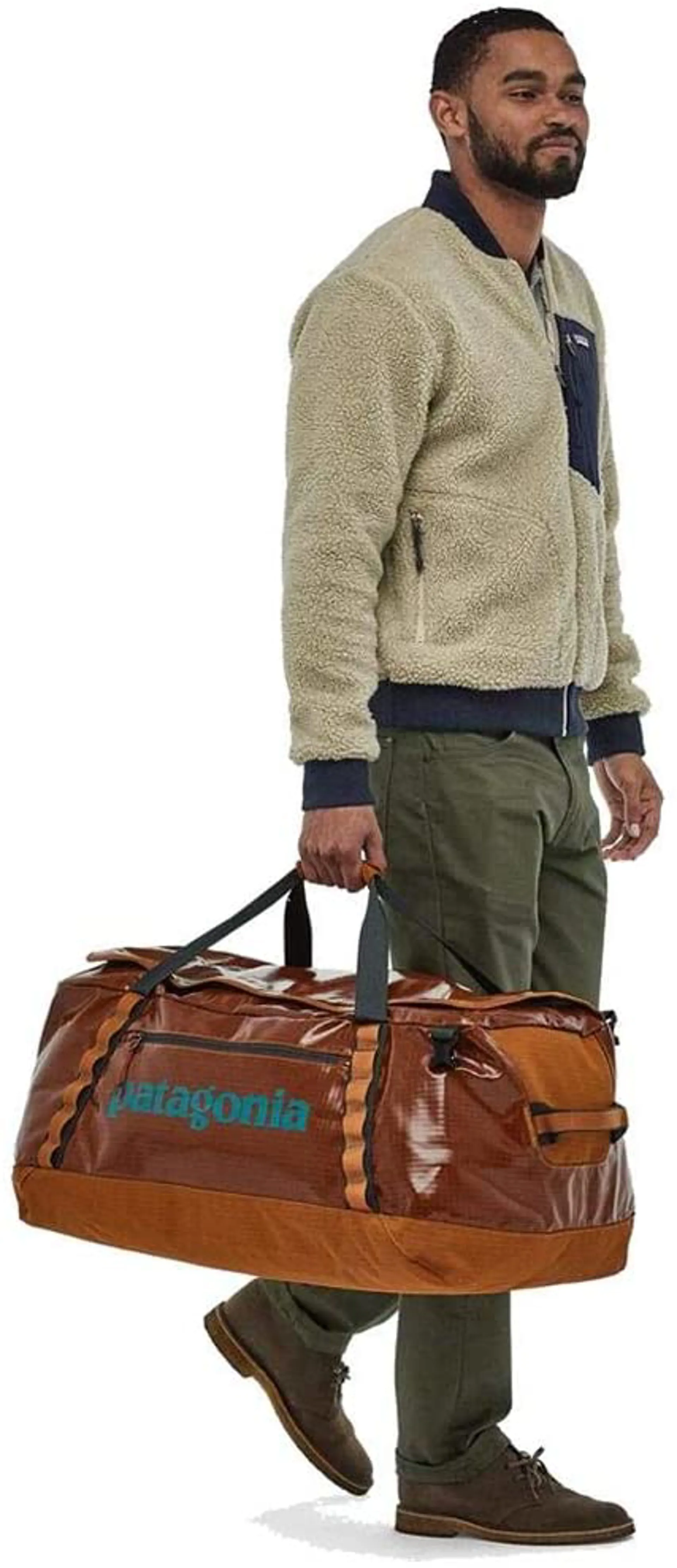 Patagonia Black Hole 55L Duffel Bag in Hammonds Gold