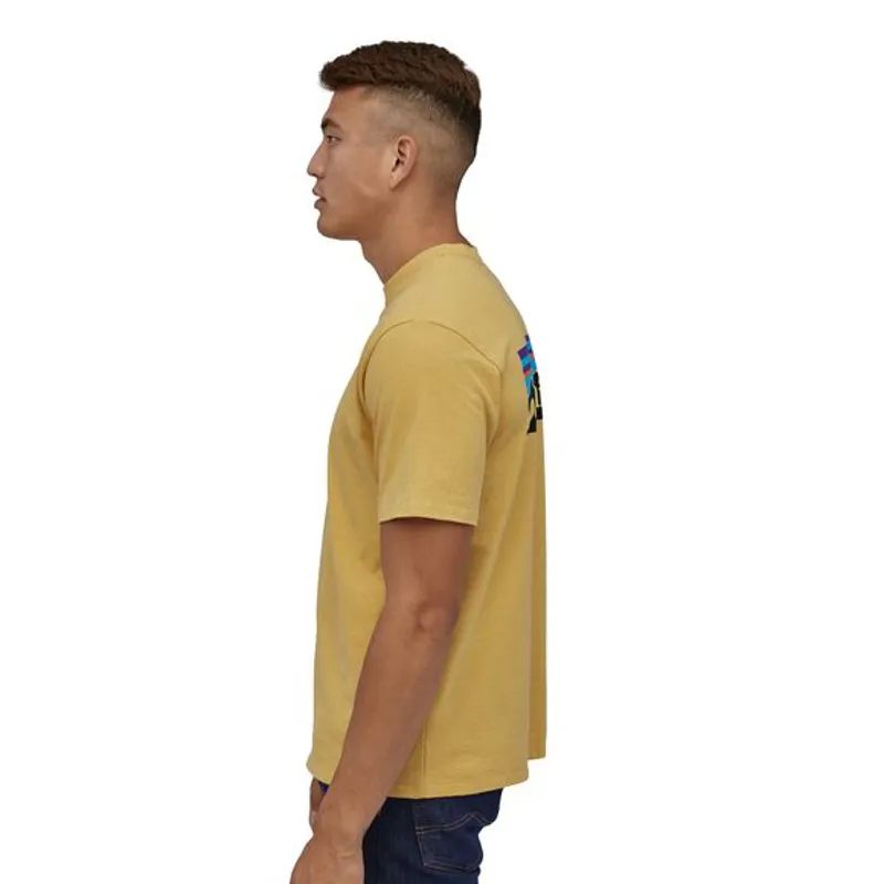 Patagonia P-6 Logo Responsibili-Tee in Surfboard Yellow-3