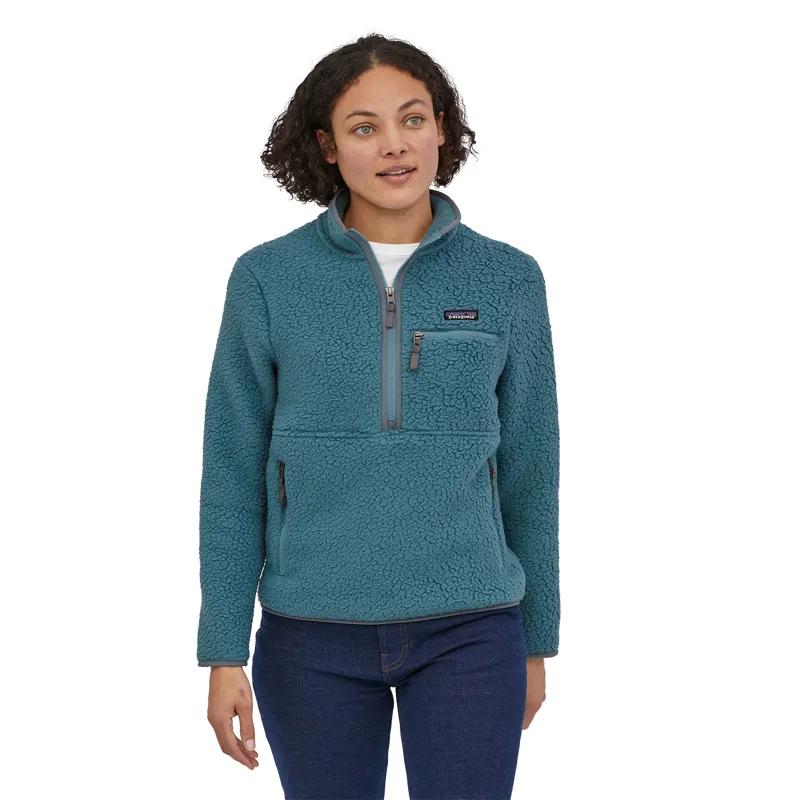 Women's retro pile fleece marsupial hotsell