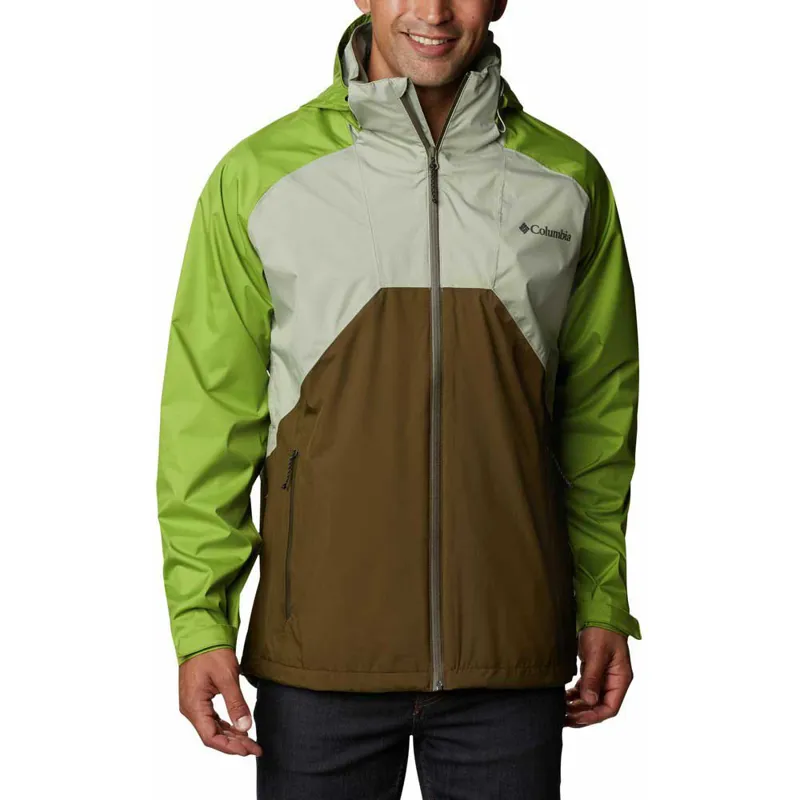 Columbia Rain Scape Waterproof Sports Jacket in Safari Matcha