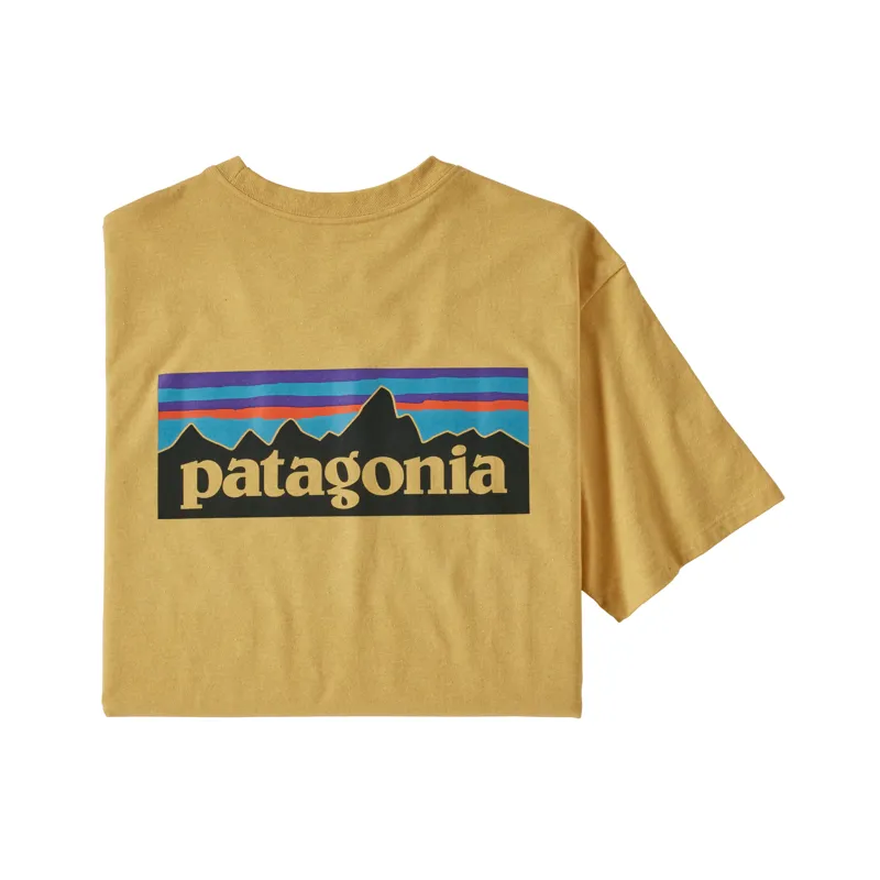 Patagonia P-6 Logo Responsibili-Tee in Surfboard Yellow