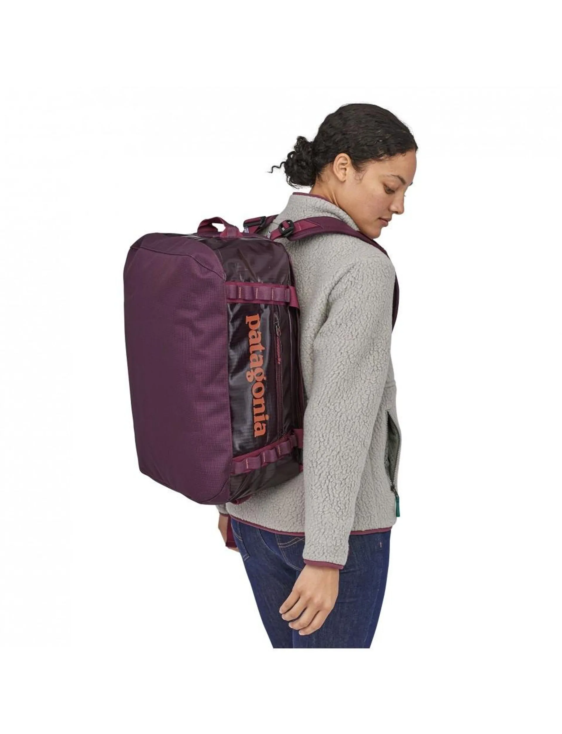 Patagonia Black Hole 40l Duffel Bag in Deep Plum