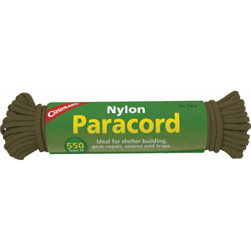 Coghlans Nylon Paracord 50ft Olive Drab