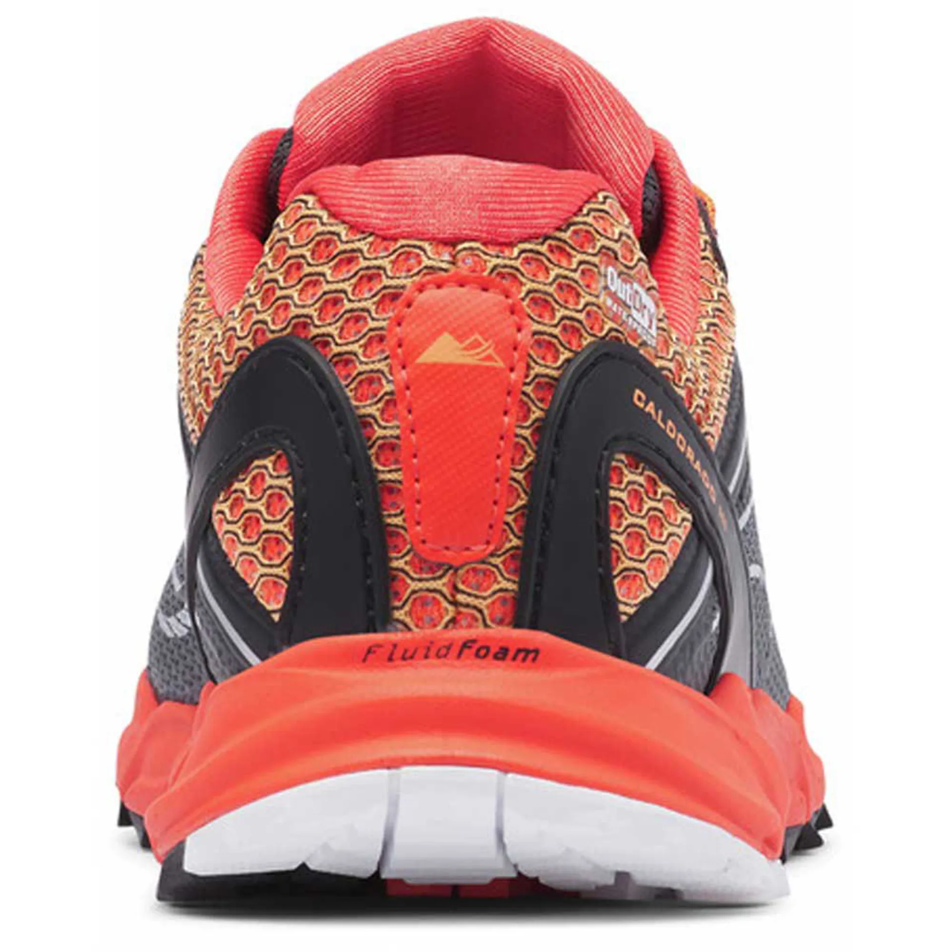 Columbia Caldorado III Outdry Mens Running Shoe in Black Bright Red