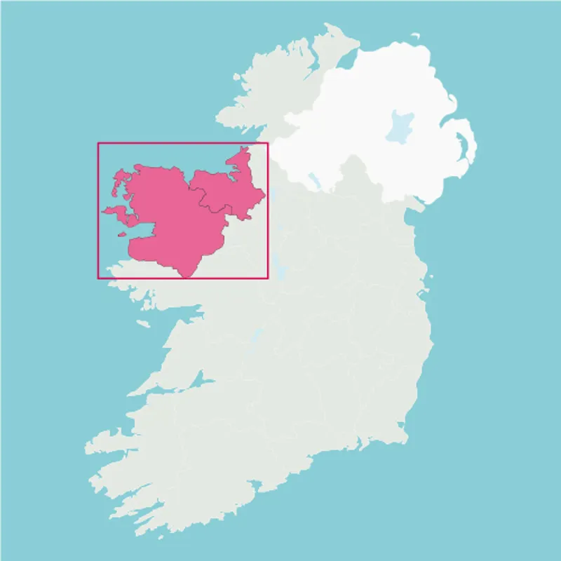 Map of County Mayo and Sligo Xploreit-4