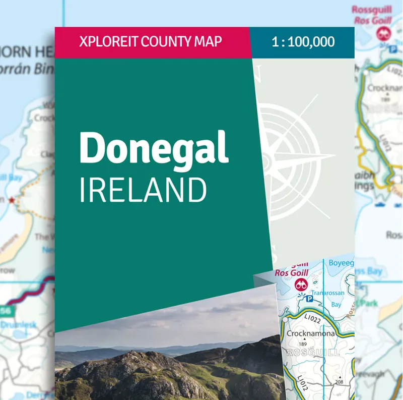 Donegal Ireland  Xploreit County Map
