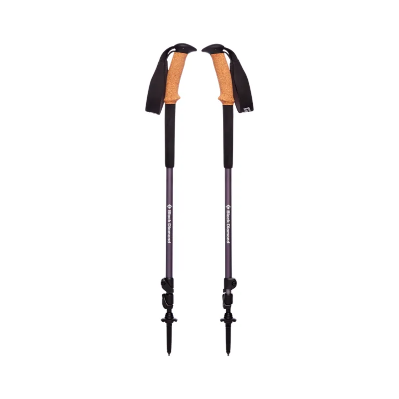 Black Diamond Trail Ergo Cork Trek Poles in Granite