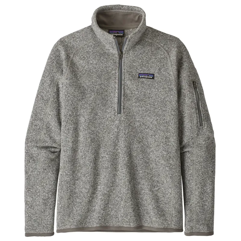 Patagonia Better Sweater Women s 1 4 Zip Fleece in Birch White
