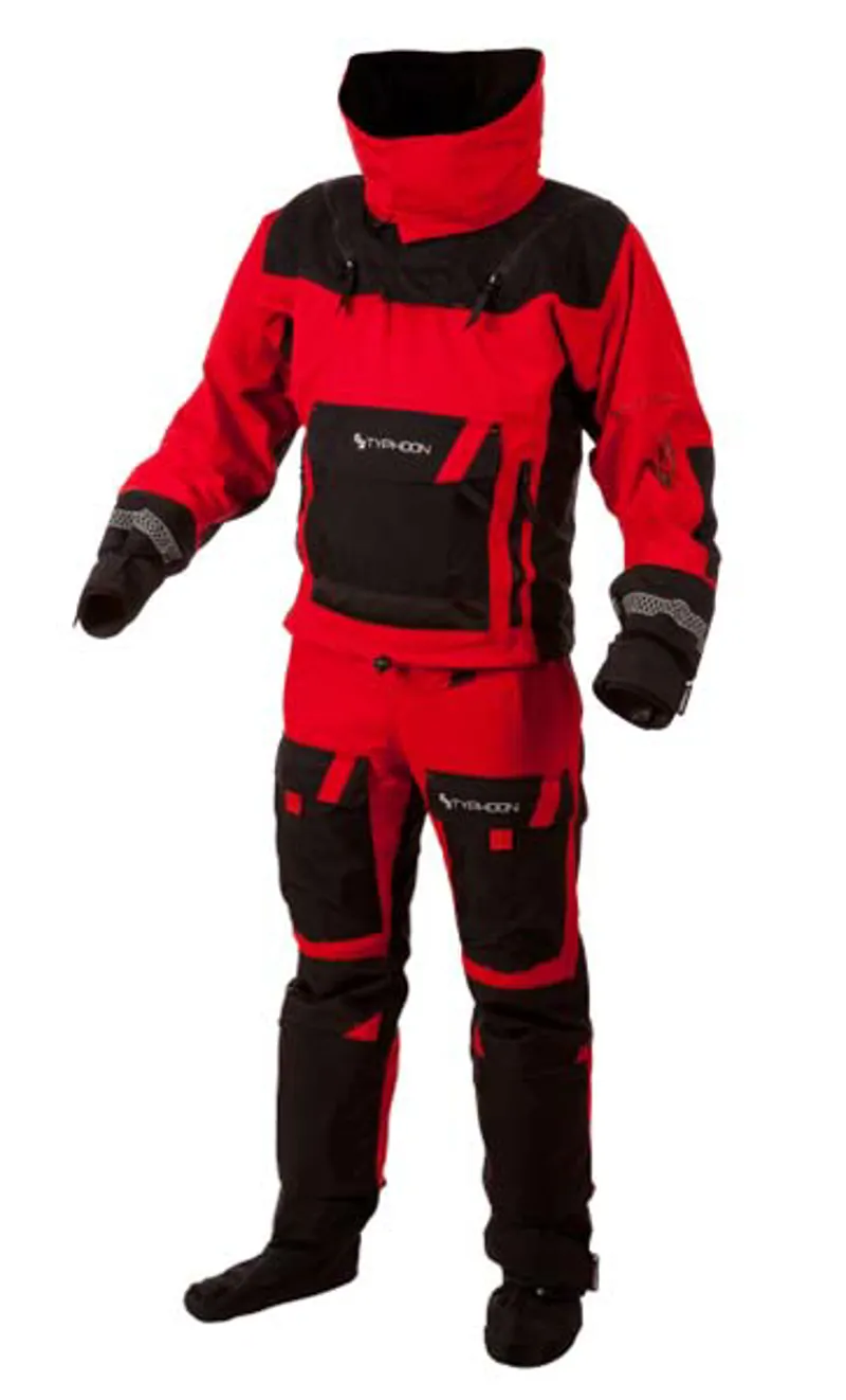 Typhoon PS330 Extreme Dry Suit in Red