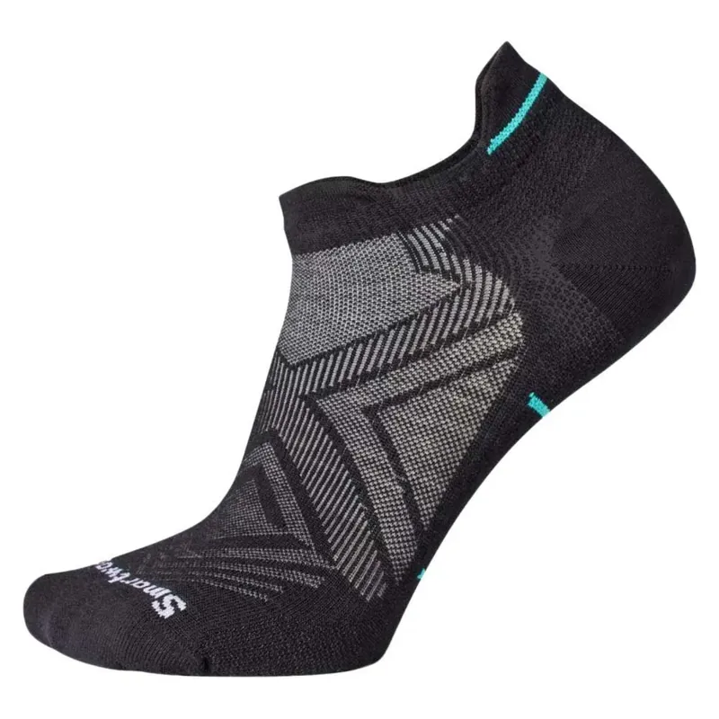 Women's Run Zero Cushion Low Ankle Socks in Black