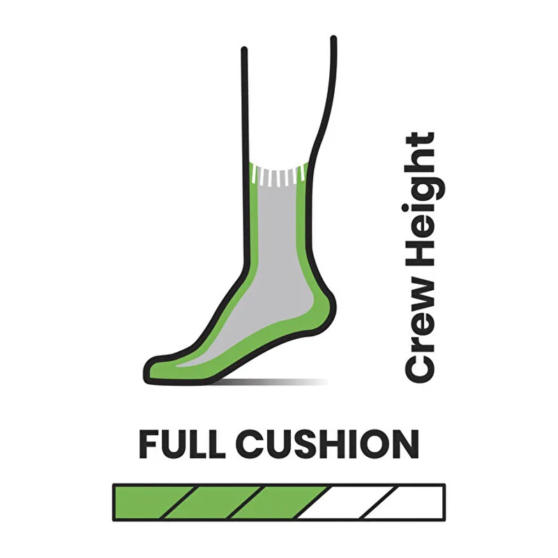 Women's Hike Full Cushion Crew Socks in Deep Navy-1