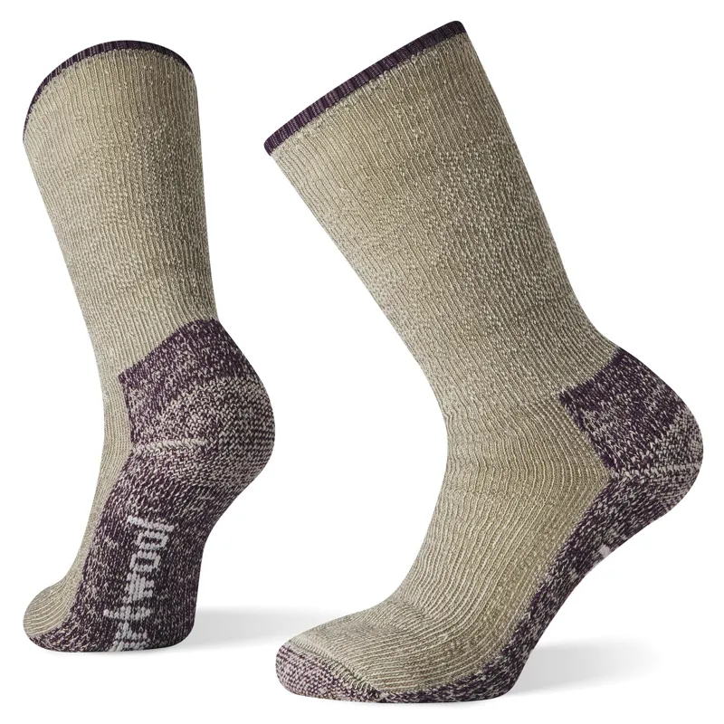 Women's Mountaineer Classic Edition Maximum Cushion Crew Socks in Taupe