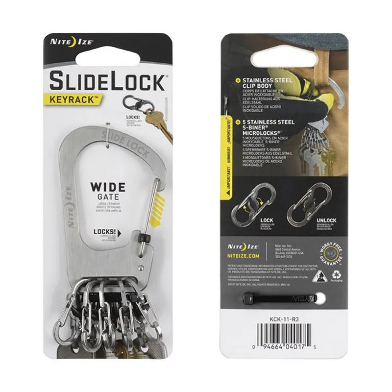 Nite Ize - SlideLock KeyRack - Stainless