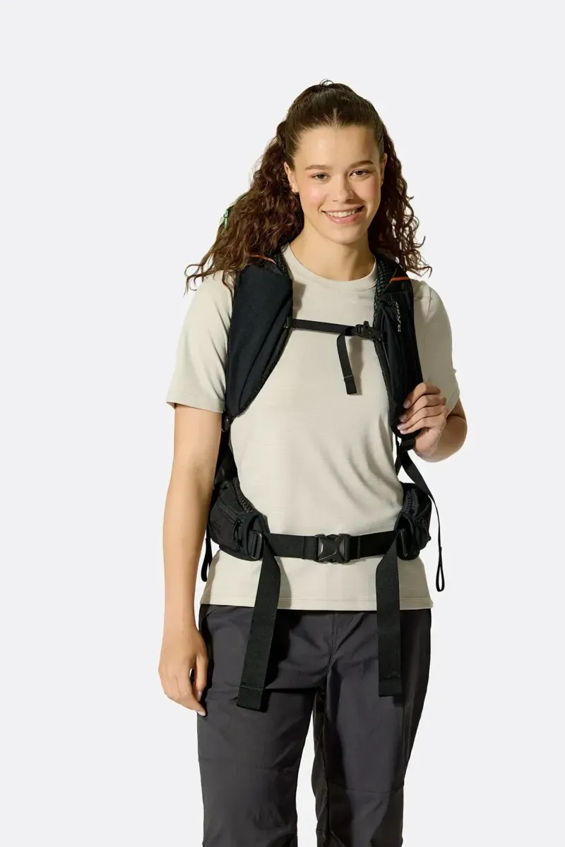 Rab Women's Airox 28ND Hiking Pack in Fig Green/Black-10