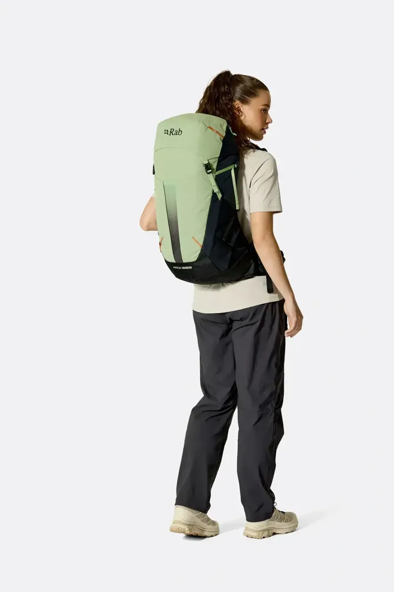 Rab Women's Airox 28ND Hiking Pack in Fig Green/Black-8