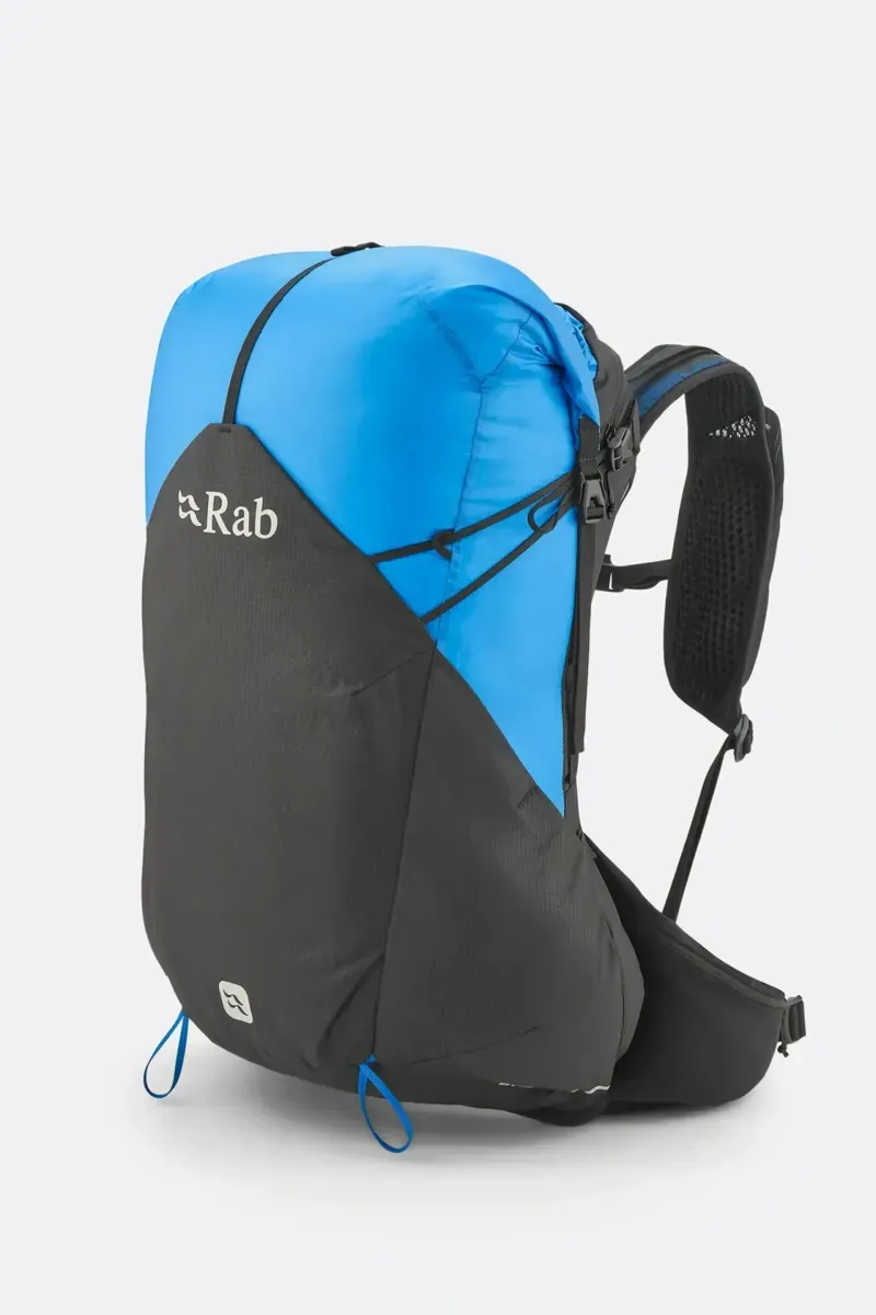 Rab Syclon XP 30L Waterproof Pack in Black/Maya Blue-1