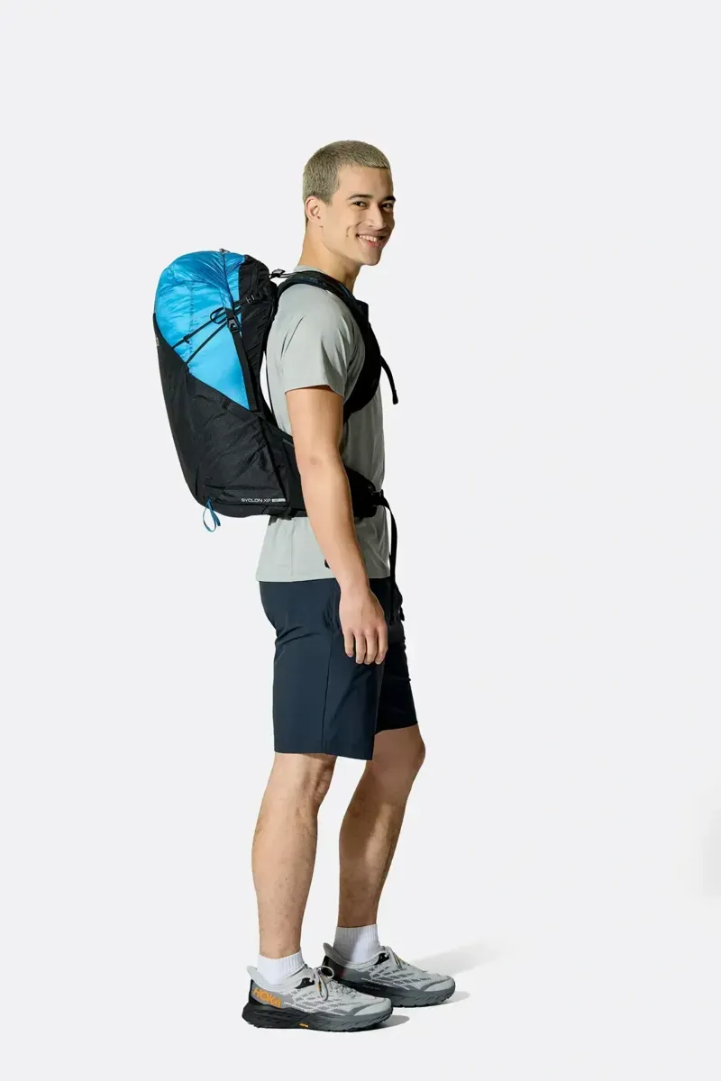 Rab Syclon XP 30L Waterproof Pack in Black/Maya Blue-11