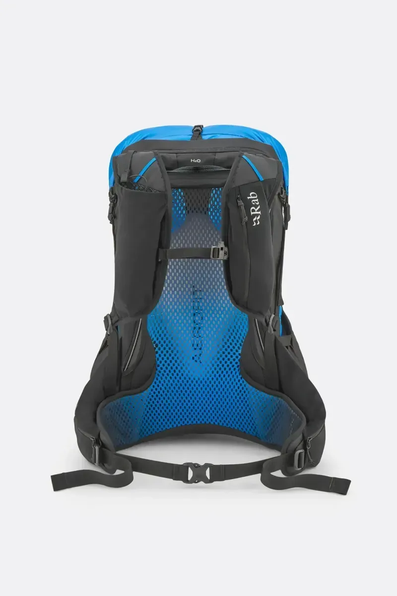 Rab Syclon XP 30L Waterproof Pack in Black/Maya Blue-2