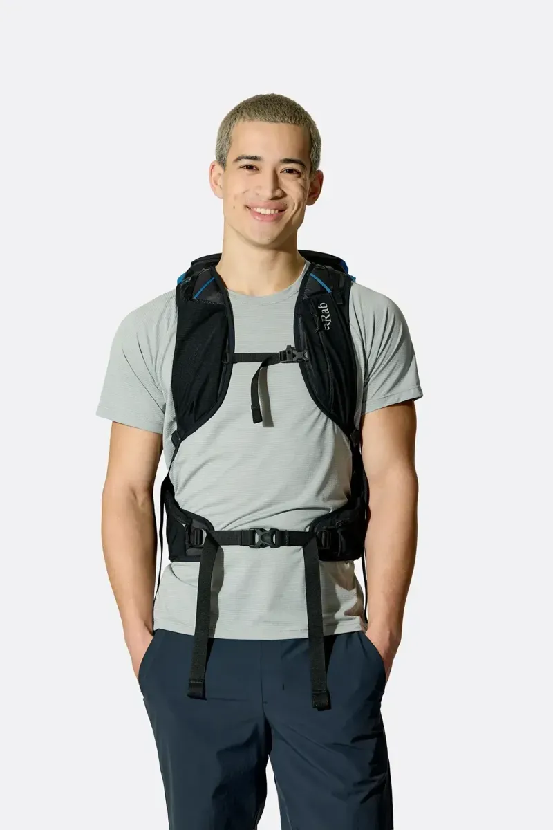 Rab Syclon XP 30L Waterproof Pack in Black/Maya Blue-5
