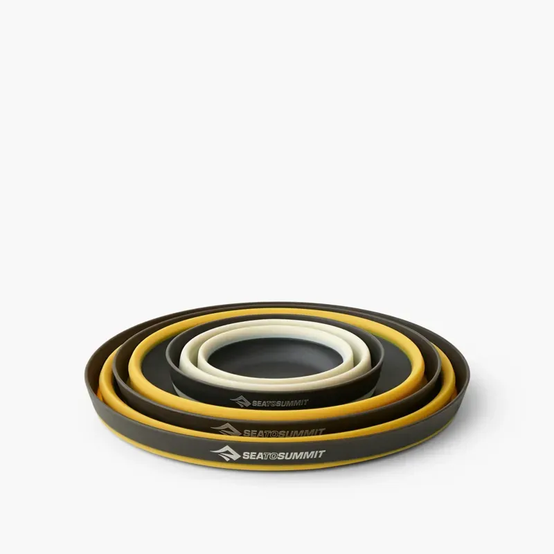 Sea To Summit Frontier 1 Person UL Collapsible Dinnerware Set in Yellow-1