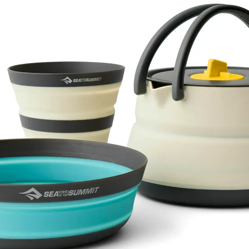 Sea To Summit Frontier 1P UL Collapsible Kettle Cook Set in Beige-2