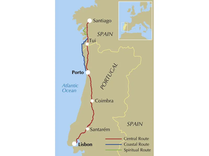 The Camino Portugues From Lisbon and Porto to Santiago - Central Coastal and Spiritual Caminos-3