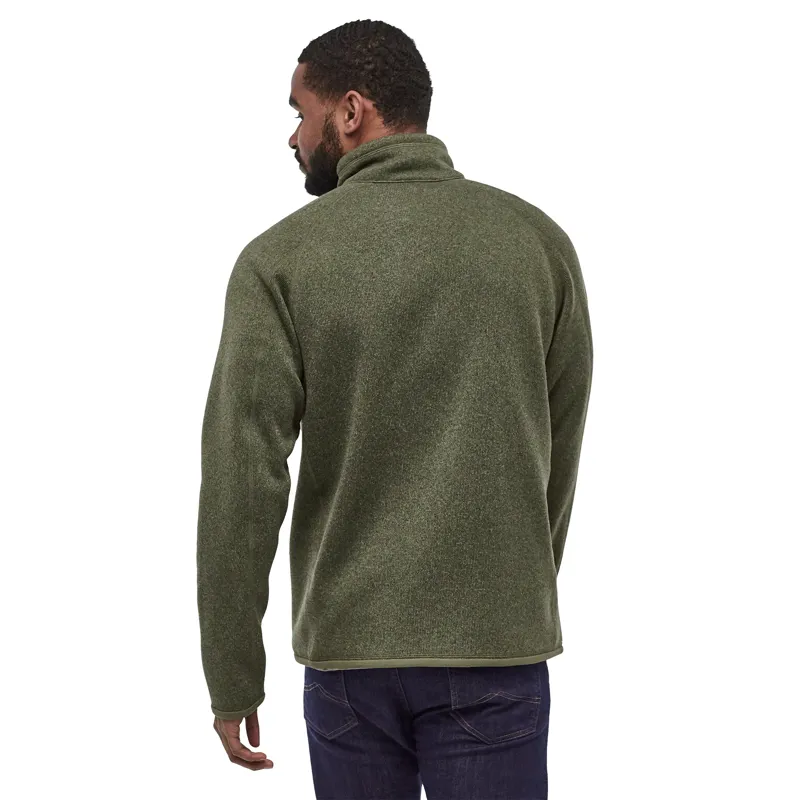 Patagonia Better Sweater Quarter Zip Fleece in Industrial Green